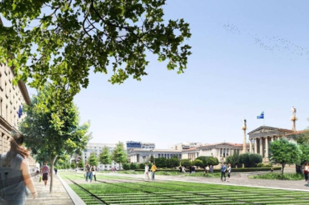Good News : 105 εκ € για να γίνει η Πανεπιστημίου - Champs Elysées και με τόσα φυτά που θα ρίξουν την θερμοκρασία 2 βαθμούς-Καρέ καρέ η αλλαγή στα.. πνευμόνια της Αθήνας με ένα γραμμικό πάρκο! (Φωτό)  - Κυρίως Φωτογραφία - Gallery - Video