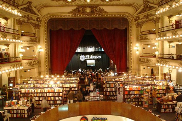 Τι θα λέγατε να διαβάζατε στο Εl Ateneo το βιβλιοπωλείο του Μπουένος Άιρες - Υπερπαραγωγή που θυμίζει μεγαλοπρεπή αίθουσα Όπερας? - Κυρίως Φωτογραφία - Gallery - Video