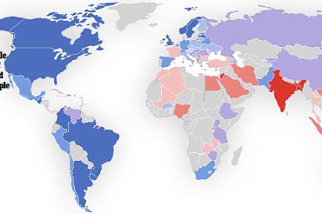 Δείτε τον χάρτη με τις πιο ρατσιστικές χώρες στον κόσμο - Στην μέση του πίνακα η Κύπρος - Πρωτιά για Μπανγκλαντές, Ιορδανία και η Ινδία - Κυρίως Φωτογραφία - Gallery - Video