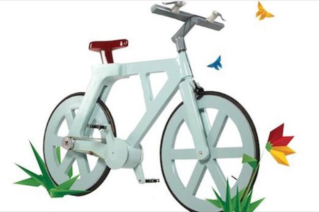 Just arrived : Ένα ποδήλατο από ανακυκλωμένο χαρτόνι, πλαστικό και λάστιχο (φωτό & βίντεο) - Κυρίως Φωτογραφία - Gallery - Video