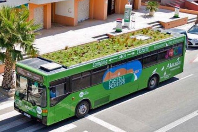 Εκπληκτικό: Αρωματικά φυτά & βότανα στην πρώτη «πράσινη» στέγη σε λεωφορείο ! (φωτό & βίντεο) - Κυρίως Φωτογραφία - Gallery - Video