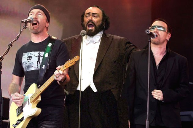 Καλημέρα με U2 & Luciano Pavarotti στην ερμηνεία Miss Sarajevo-Κυκλοφόρησε 13 Δεκεμβρίου 1999, στο άλμπουμ  Songs of the last Century - Κυρίως Φωτογραφία - Gallery - Video