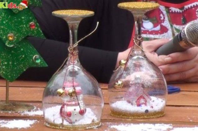 Για ελάτε εδώ παιδιά και μαμά, μπαμπά: Μετατρέπουμε ένα ποτήρι στο πιο εντυπωσιακό χριστουγεννιάτικο στολίδι! (βίντεο) - Κυρίως Φωτογραφία - Gallery - Video