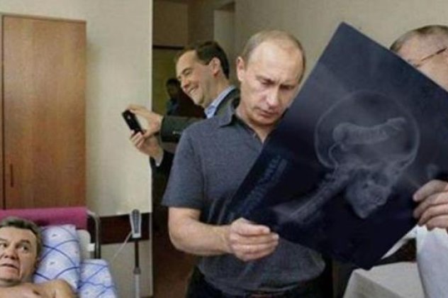 Smile: Το γύρο του διαδικτύου κάνει μια φωτογραφία με πρωταγωνιστές τους Πούτιν, Γιανουκόβιτς και μία ακτινογραφία! (φωτό) - Κυρίως Φωτογραφία - Gallery - Video