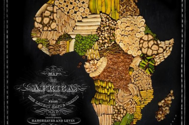 Ευφάνταστα και...λαχταριστά έργα που απεικονίζουν χώρες και ηπείρους φτιαγμένες από τα φαγητά τους! (φωτογραφίες) - Κυρίως Φωτογραφία - Gallery - Video