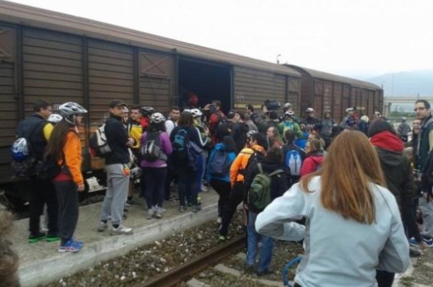 Η μεγαλύτερη τραινοποδηλατοβόλτα στην Ελλάδα: 200 ποδηλάτες με τραίνο από την Θεσσαλονίκη στην λίμνη Κερκίνη! (φωτό) - Κυρίως Φωτογραφία - Gallery - Video