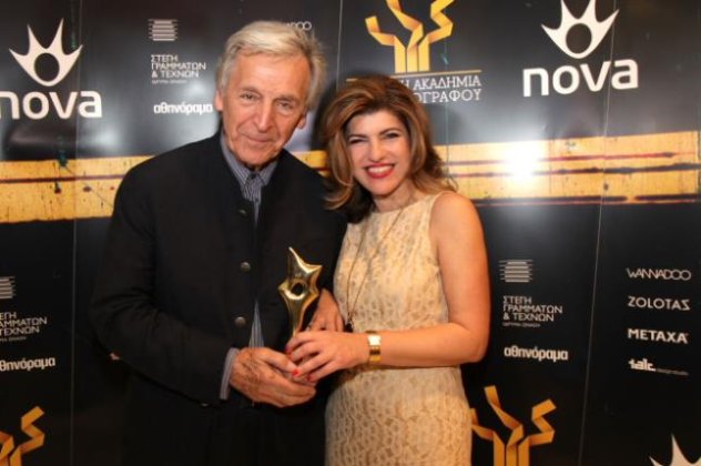 Τιμητικό βραβείο στον μεγάλο μας σκηνοθέτη Κώστα Γαβρά στην 5η Τελετή Απονομής των Βραβείων της Ελληνικής Ακαδημίας Κινηματογράφου  - Κυρίως Φωτογραφία - Gallery - Video