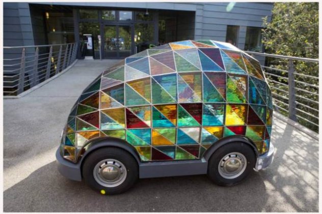 Δείτε το αυτοκίνητο του μέλλοντος ! Χωρίς οδηγό και με σκεπή από πολύχρωμα βιτρώ ! Πως σας φαίνεται; (φωτό) - Κυρίως Φωτογραφία - Gallery - Video