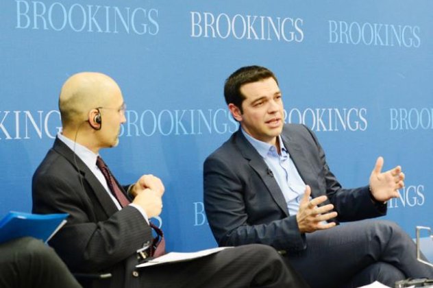 Αλέξης Τσίπρας στο Brookings: «Θα κρατήσουμε την Ελλάδα στην Ευρωζώνη»  - Κυρίως Φωτογραφία - Gallery - Video