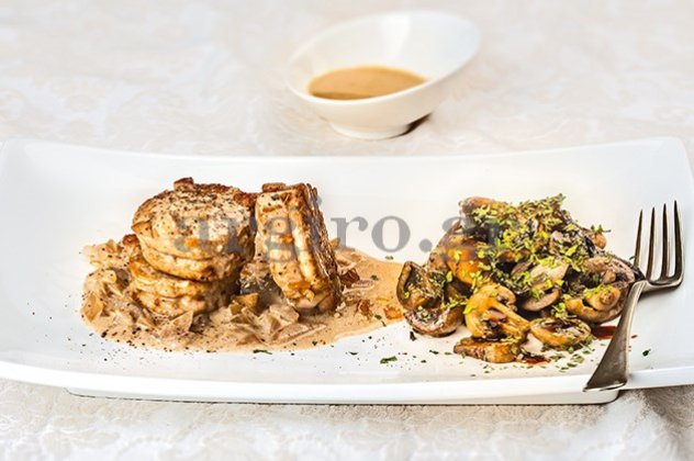 Ψαρονέφρι με ζεστή σαλάτα Portobello και σάλτσα κρέμας για να ευχαριστηθεί ο ουρανίσκος μας γεύσεις με μεράκι μας φτιάχνει η Αργυρώ Μπαρμπαρίγου - Κυρίως Φωτογραφία - Gallery - Video