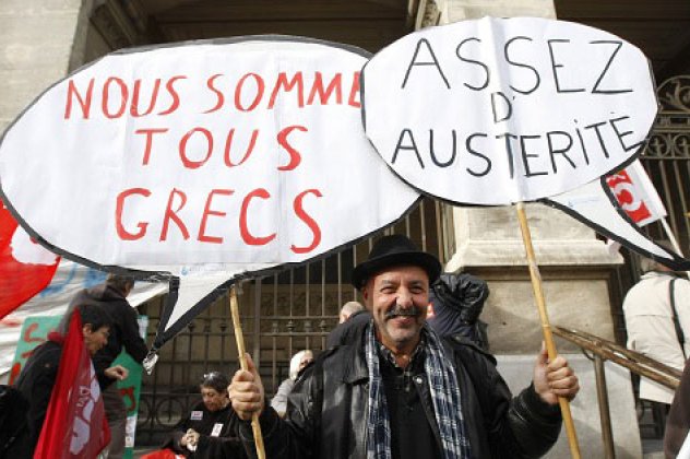 We are all Greeks ! Δείτε φωτογραφίες -με τις πιο συγκλονιστικές στιγμές της Πανευρωπαϊκής χθεσινής κινητοποίησης - Κυρίως Φωτογραφία - Gallery - Video
