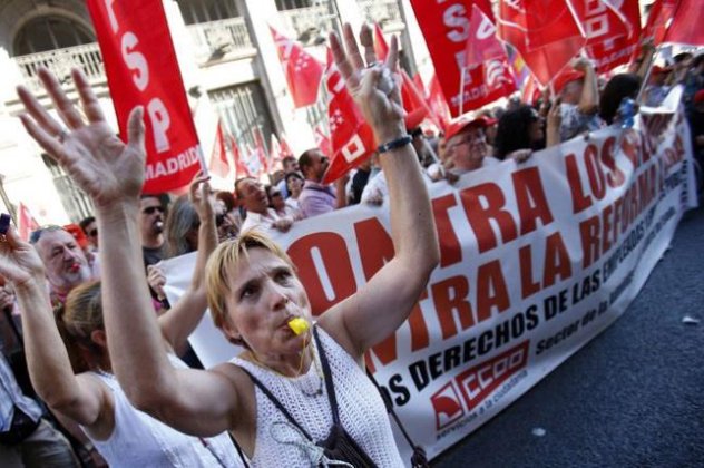 Λαοθάλασσα ενάντια στη λιτότητα σε Μαδρίτη και Λισαβόνα - Κυρίως Φωτογραφία - Gallery - Video