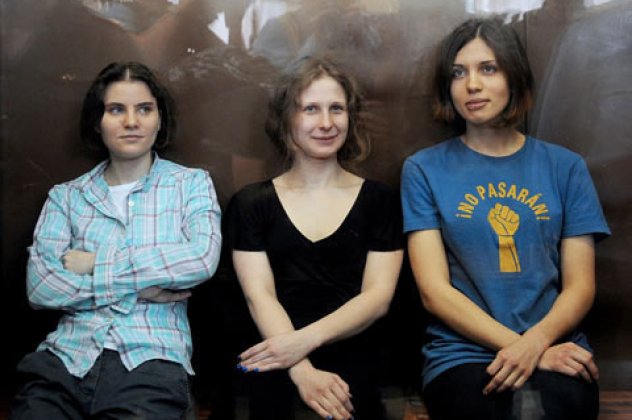 Pussy Riot: Yποψήφιες για το βραβείο Ζαχάρωφ την ίδια ώρα που εκδικάζεται η έφεσή τους - Κυρίως Φωτογραφία - Gallery - Video