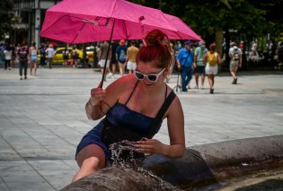 Η Κατερίνα Τζωρτζινάκη για τον καύσωνα: Ο κόσμος δεν φτιάχτηκε για τέτοια ζέστη - Στις αμμουδιές συνεχίζονται οι βουτιές, στην άσφαλτο λιώνουν οι αντοχές