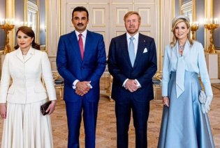 Βασίλισσα Μάξιμα: Η πιο κομψή οικοδέσποινα! Με baby blue σύνολο υποδέχτηκε τον εμίρη του Κατάρ (φωτό-βίντεο)