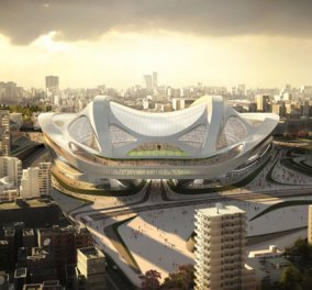 Όλη η Ιαπωνία «πυροβολεί» τη διάσημη αρχιτέκτονα Ζάχα Χαντίντ γιατί το Ολυμπιακό στάδιό της μοιάζει με τεράστιο αιδοίο! (φωτό)