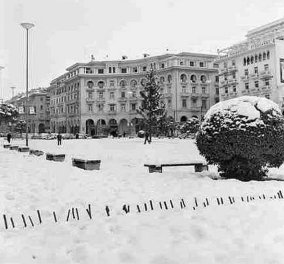 Χιονισμένη Θεσσαλονίκη σε μια μοναδική φωτογραφική συλλογή!