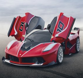 Το νέο υπεραυτοκίνητο της Ferrari: ''Oι πρώτες εικόνες από το υπερταχύ αντικείμενο του πόθου των ανδρών! (φωτό)