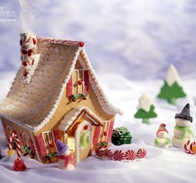 Πανέμορφα Gingerbread House - Μπισκοτόσπιτα με Τζίντζερ!
