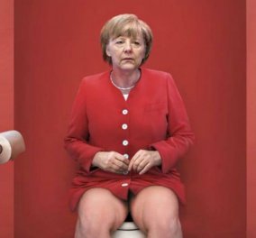 Smile: Ποιος σας είπε ότι οι ηγέτες (Μέρκελ, Ομπάμα, Πούτιν) δεν πάνε τουαλέτα; Η Cristina Guggeri μας θυμίζει μέσα από τα σκίτσα της ότι κι αυτοί, άνθρωποι είναι!