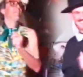 Smile: Ο Σαμαράς ντυμένος χαβανέζα χορεύει με τον συμφοιτητή του Γιώργο Παπανδρέου σε Disco το 1989! (βίντεο)‏
