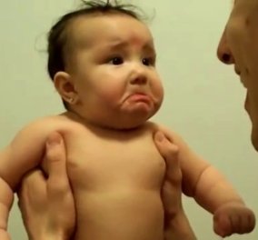 Μωράκι κλαίει με το ''κακό'' γέλιο του μπαμπά του - Δείτε το ξεκαρδιστικό βίντεο με τις 55.000.000 προβολές!