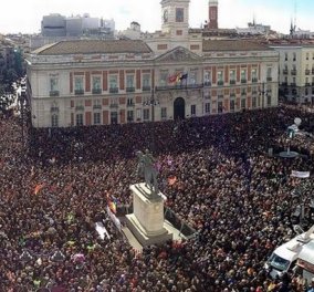 Live: Οι Podemos κατακλύζουν τη Μαδρίτη και στέλνουν μήνυμα αλλαγής σε Ευρώπη και στήριξης στην Ελλάδα! (βίντεο)