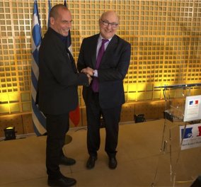 Παρίσι: "Ωρα για ένα νέο συμβόλαιο μεταξύ της Ελλάδος και των δανειστών της" - Οι ανακοινώσεις Σαπέν και Βαρουφάκη (βίντεο)  