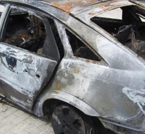Κουκουλοφόροι έκαψαν το αυτοκίνητο του Ευριπίδη Στυλιανίδη - Καταδικάζει η ΝΔ την εμπρηστική επίθεση!