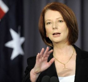 Με τσολιαδάκια από το χέρι η πρωθυπουργός της Αυστραλίας φώναξε «Ζήτω η Ελλάς, Ζήτω η Ελευθερία»