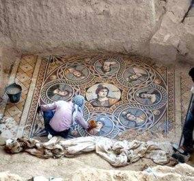 Τουρκία: Ψηφιδωτά σπάνιας ομορφιάς ανακαλύφθηκαν στην αρχαία ελληνική πόλη Ζεύγμα, που ίδρυσε ο διάδοχος του Μ. Αλεξάνδρου, Σέλευκος! (φωτό & βίντεο) - Κυρίως Φωτογραφία - Gallery - Video