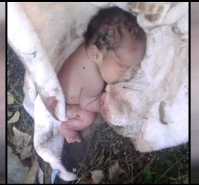 Βίντεο ημέρας: Βρήκε ενα νεογέννητο μωρό στο δρόμο τυλιγμένο σε σεντονάκι & το υιοθέτησε