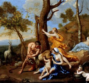 Greek Mythos: Τα παιδικά χρόνια του Δία που τρεφόταν με γάλα της κατσίκας Αμάλθειας & μέλι για να μεγαλώσει 
