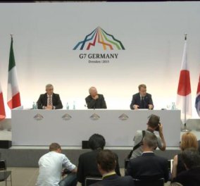 Live: Η συνέντευξη Σόιμπλε - Βάιντμαν στη Σύνοδο των G7 στη Δρέσδη