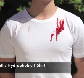 Threadsmiths: μαγικό! Το πρώτο 100% βαμβακερό μπλουζάκι που δεν λερώνεται και δεν βρέχεται