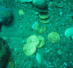 Good News: 2.000 χρυσά νομίσματα έκρυβε ο βυθός της Μεσογείου - Η μεγαλύτερη συλλογή που αποκαλύφθηκε ποτέ! (φωτό - βίντεο)