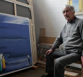 Δημοσθένης Κοκκινίδης: Ποιος είναι ο ζωγράφος που αγάπησε ο Αλέξης Τσιπρας - λατρεύει την Οδύσσεια, τα έντονα μπλε, κόκκινο & κίτρινα! 