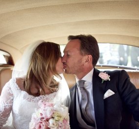 Καρέ καρέ ο ρομαντικός γάμος της 42χρονης ''Spice Girl'' Geri Halliwell με το ωραίο αφεντικό της Formula 1 Christian Horner