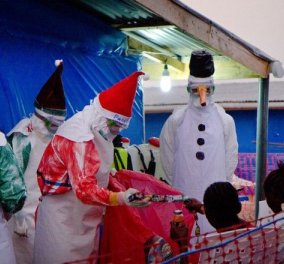 Τα ξεχωριστά Χριστούγεννα σε μονάδα θεραπείας του Έμπολα στη Λιβερία