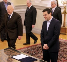 Για πρώτη φορά Έλληνας Πρωθυπουργός δίνει πολιτικό όρκο - Όλο το παρασκήνιο της ορκωμοσίας του νεότερου Πρωθυπουργού της ιστορίας (φωτό)