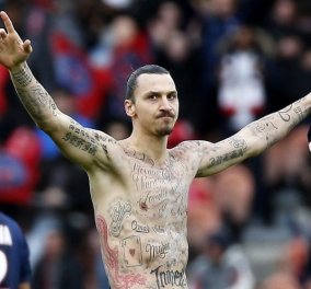 Zlatan εσύ σούπερ σταρ - Μεγαλείο ψυχής από τον Σουηδό ποδοσφαιριστή που ''χτύπησε'' tattoo τα ονόματα 50 ανθρώπων που υπέφεραν από ασιτία! 
