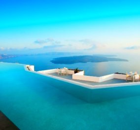 Good News: Το Grace Santorini στα 10 κορυφαία ξενοδοχεία πολυτελείας στον κόσμο με πισίνα οροφής‏