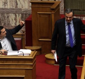 Στο  "κόκκινο" Τσίπρας - Σαμαράς ως τα ξημερώματα στη Βουλή: Με 156 ψήφους υπέρ από ΣΥΡΙΖΑ - ΑΝΕΛ η εξεταστική για τα μνημόνια!