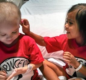 Αυτή η φιλία ραγίζει καρδιές: Η 4χρονη Ava Garcia & η 3χρονη Penny Smith καρκινοπαθείς - Έγιναν φίλες μέσα στο νοσοκομείο