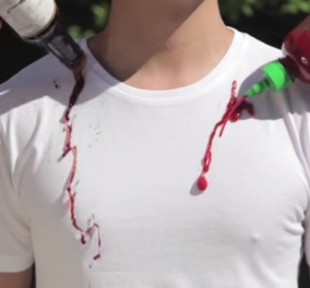 Threadsmiths: Το πρώτο T-shirt που ούτε λερώνεται, ούτε βρέχεται! Κι όμως υπάρχει! (βίντεο)