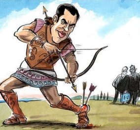 Economist: Παρουσιάζει τον Τσίπρα ως "Αχιλλέα" που καρφώνει βέλη στην «πτέρνα» του