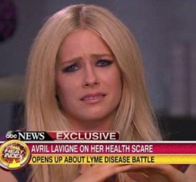 Συγκινητική εξομολόγηση της Avril Lavigne - Με λυγμούς μίλησε για την ασθένεια της