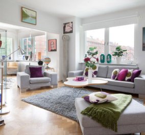 15 εντυπωσιακά living rooms με θέα : Με σικ σκανδιναβική απλότητα & γούστο 