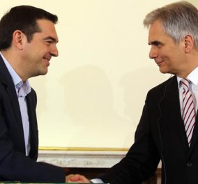 ''Εξαιρετικά επικίνδυνο το Grexit'' - Ο Αυστριακός Καγκελάριος, φίλος του Α. Τσίπρα σήμερα στην ΑΘήνα 