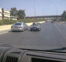 Κρήτη: Μπήκε ανάποδα (φώτο) ο smart driver στην Εθνική και προκάλεσε πανικό!  